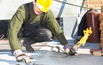 Cowlinge flat roof construction